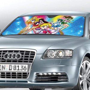 Sailor Moon Sailor Scouts Rainbow Auto Sunshade